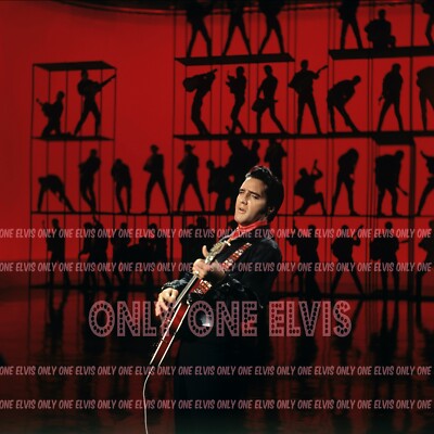 ELVIS PRESLEY on TELEVISION 1968 (PHOTO) NBC COMEBACK SPECIAL