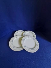 AMERICAN LIMOGES SALEM HERITAGE COLLECTION BRIDAL BOUQUET 4 BREAD & B. PLATES 6"