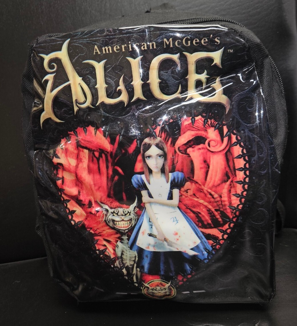 American McGee Alice Backpack Book Bag Rare Electronic Arts  display picture 2