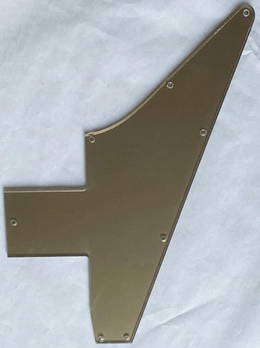1 Ply Acrylic Gold Pickguard Guitar Parts For Gibson Explorer 76 Reissue Blank