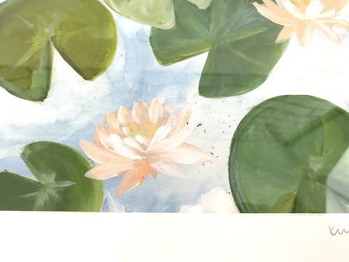 Seerose Druck 11x14 von Kim Hovell gerahmt - Bild 2 von 5
