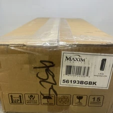 Maxim Lighting 56193BGBK Cascade LED 16 inch Black Outdoor Wall Mount