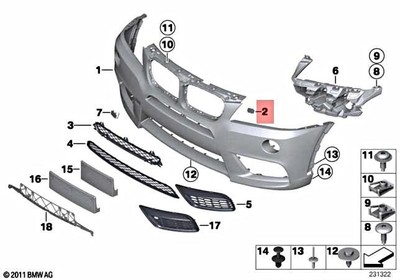 Genuine BMW X3 F25 X3 18d 20dX 20iX 28iX 30dX 35dX Set Cover