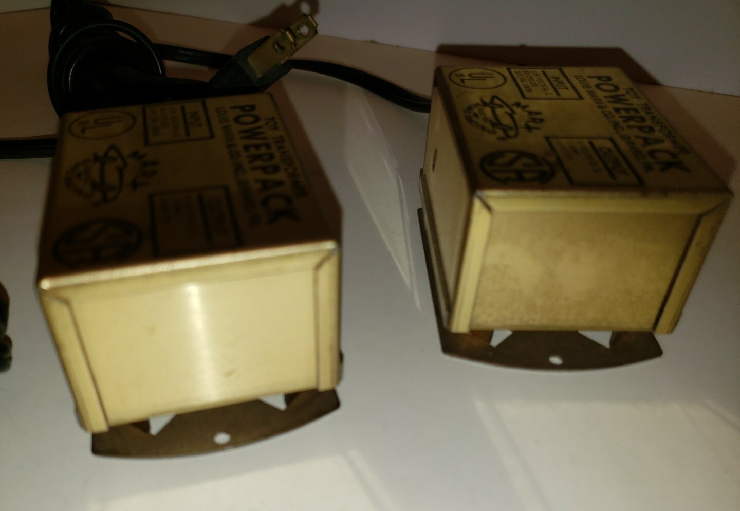 Pair of MARX Slot Car dichromate transformer PowerPacks NOS? eBay