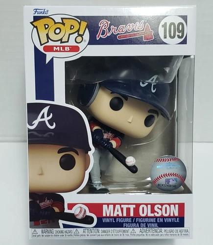 MATT OLSON - Atlanta Braves - Funko POP! MLB #109 Collectible Vinyl Figure NEW