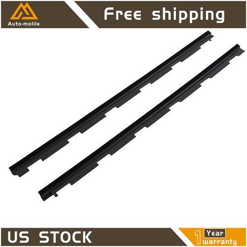For Chevy GMC Pickup Truck 2Pcs Outer Seal Belt Front Window Sweep Weatherstrip - Picture 5 of 9