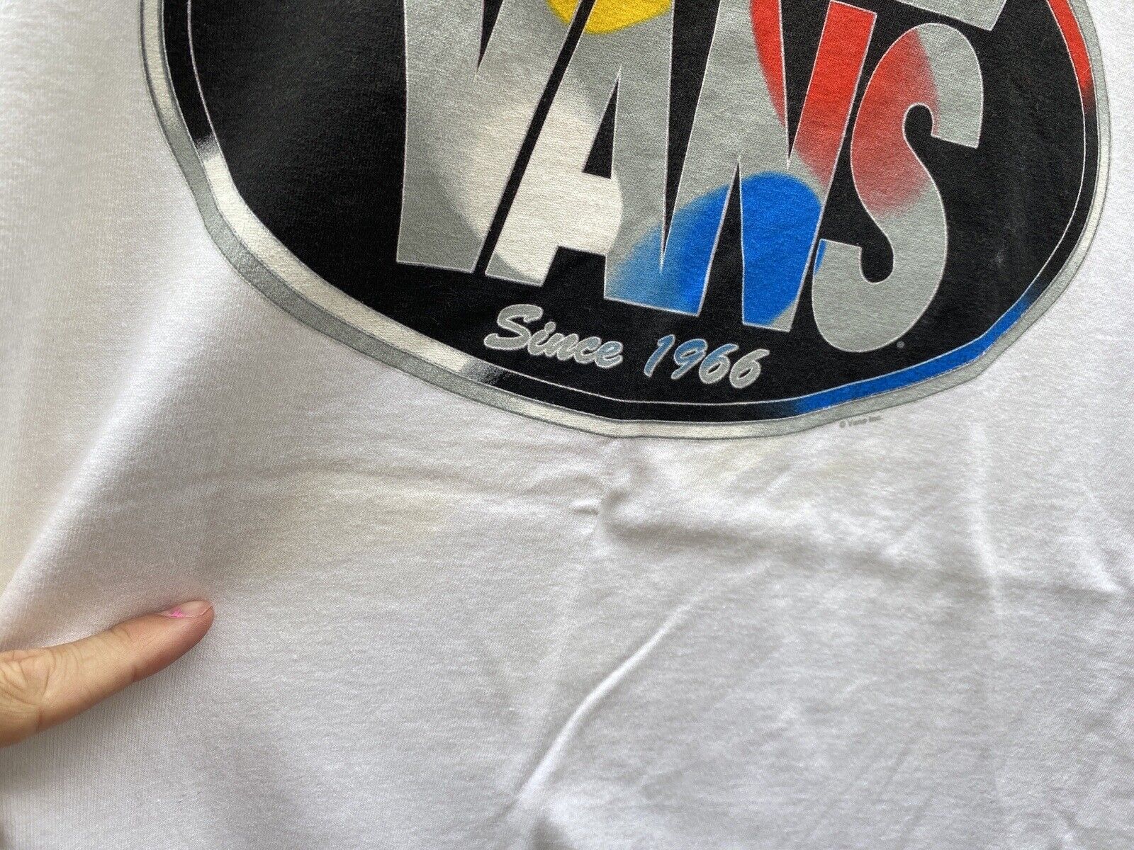 1990s/2000s vtg VANS SKATE TEE L/XL T-Shirt Y2K Skateboard Logo Sneakers  Shoes