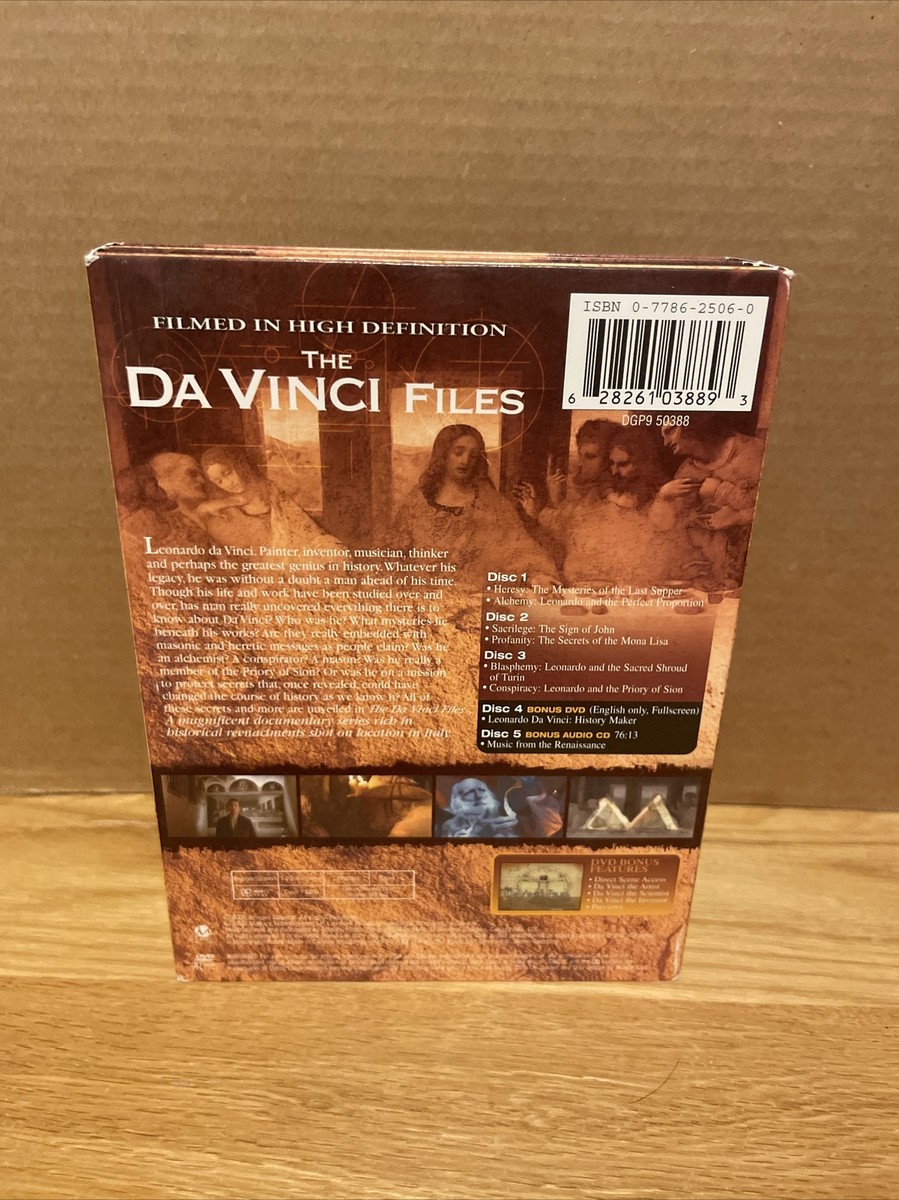 The Da Vinci Files DVD ~5-Disc Box Set ~plus The DaVinci Code 2