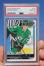 2018-19 Roope Hintz Upper Deck Young Guns PSA10 Gem Mint Rookie RC Dallas Stars