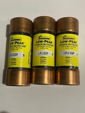 Box Of 3 New Bussman LPJ-5SP Low Peak Dual Element Time Delay Class J Fuse 600v