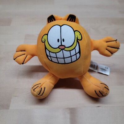 Vintage Garfield Smile Teeth Ball Stuffed Animal Play-By-Play PAW