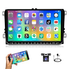 2+64GB Android 13 9" Autoradio GPS für VW Golf 5 6 Touran Polo Passat Tiguan Kam