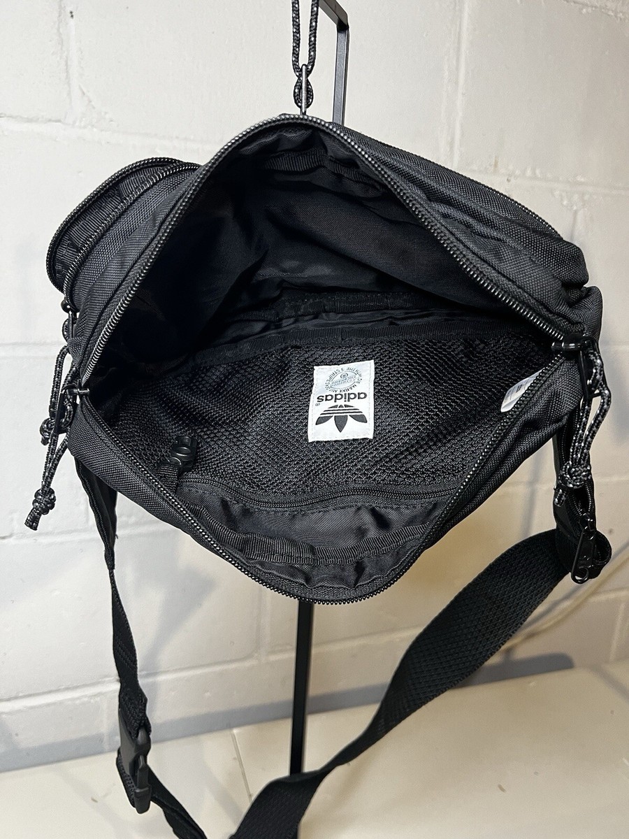 Adidas Originals Rectangle Crossbody Bag Black Adjustable Festival