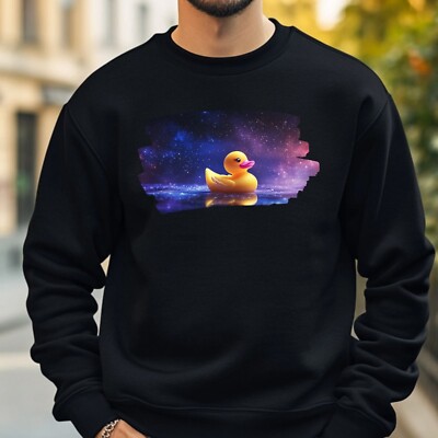 Rubber Duck Space Sweatshirt Cosy and Perfect for Any Occasion S to 4XL