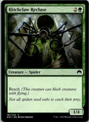 X4 Hitchclaw Recluse Magic Origins Light Play MTG Magic DNA GAMES - Picture 1 of 1