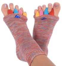 Foot Alignment Socks, Multi Color, Red Blue Pink Yellow, Helps Improve Foot Pain