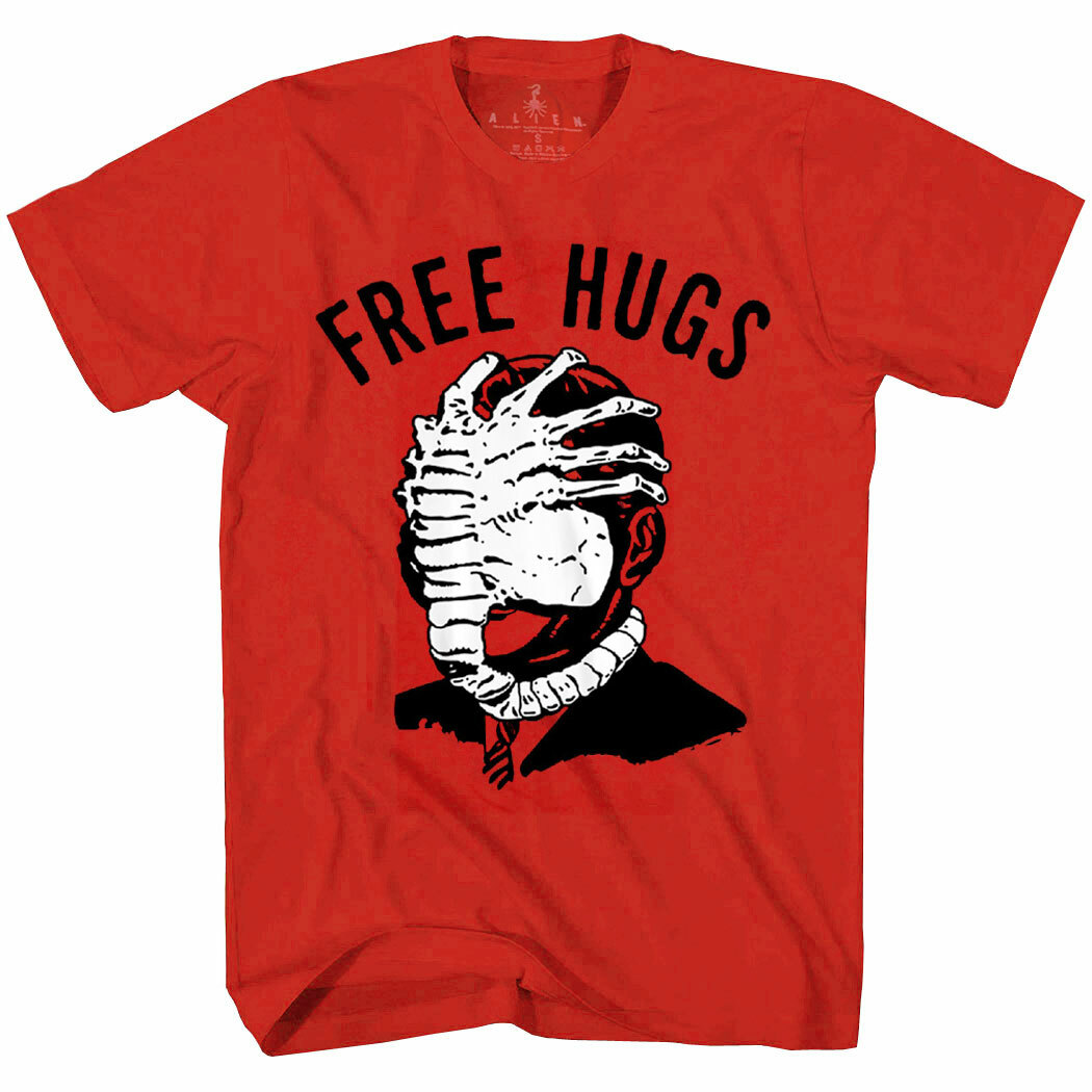 Alien Face Hugger Free Hugs T-Shirt | eBay