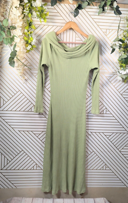 mara hoffman green dress Mara Hoffman Checked Midi Dress | Green