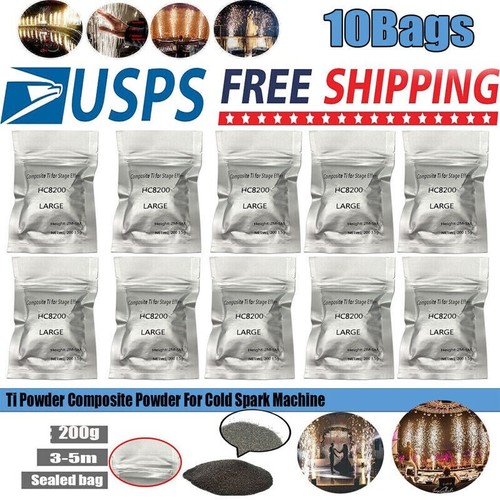 10 Bags Medium or Large Stage Effect Machine Powder, Machine Wedding Party 200g - Picture 3 of 8
