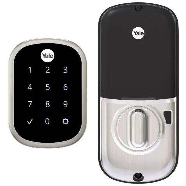 Yale YRD256-NR-619 Slim Touchscreen Keypad Deadbolt Lock in Black
