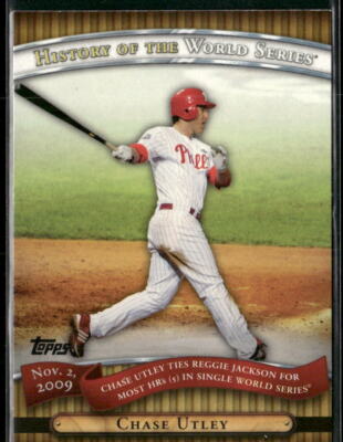 2010 Topps #HWS24 Chase Utley History of the World Series