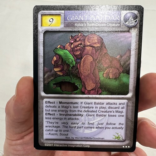 Magi Nation Duel - Giant Baldar - Kybar’s Teeth Dream Creature - Picture 7 of 9