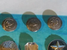 Mixed Lot of Six Button Covers with a Snap Back