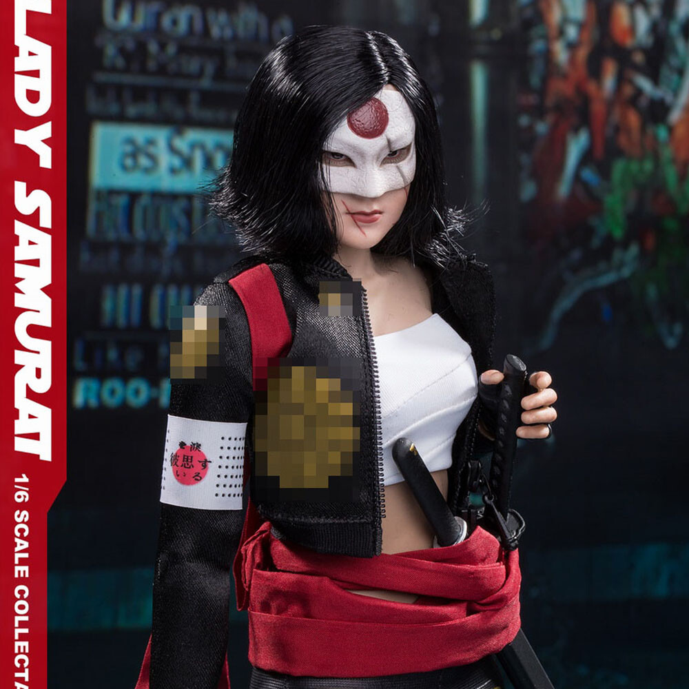 キッドカタナ　鎧　サムライ　ガスマスク　ホラー　カタナ　アートトイ Soosootoys Suicide Squad Katana Lady Samurai 12in Action