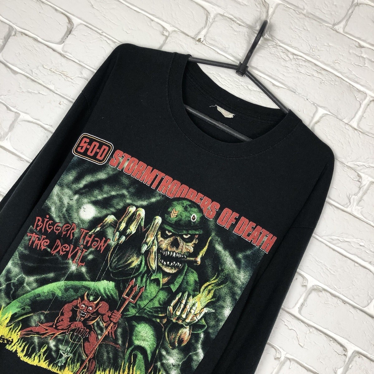 Stormtroopers Of Death S.O.D. 90's vintage Long Sleeve tee t