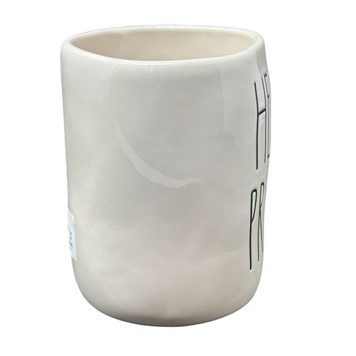 Rae Dunn HELL0 PRETTY Mug Large Coffee Cup Ceramic Magenta LL Farmhouse Gift New - Picture 6 of 8