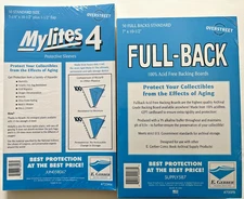 50 E. Gerber Standard Comic Mylites 4 725M4 & 42PT Full-Backs 700FB Set of 50