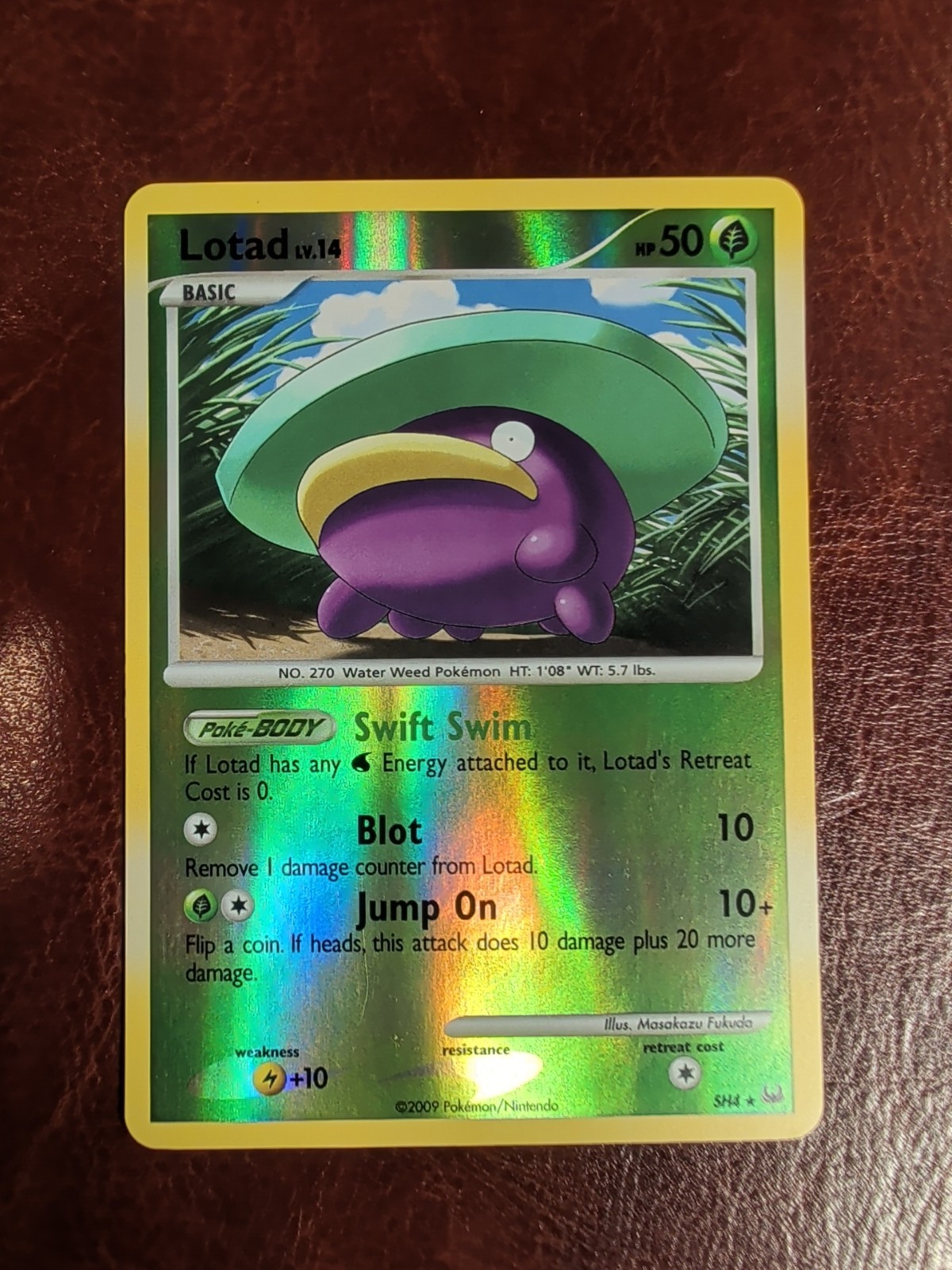 Lotad - SH4 - Pokemon Platinum Ultra Rare NM
