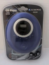 Audiovox DM8220B Portable CD Player New Factory Sealed Blue