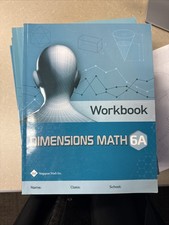 Dimensions Math 6A W￼orkbook