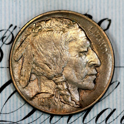 * 1913-D TYPE 1 * SOLID+ GEM BU MS BUFFALO NICKEL * FROM ORIGINAL COLLECTION