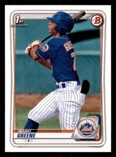 2020 Bowman Draft Isaiah Greene #BD-77 New York Mets