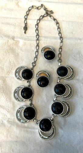 Sarah Coventry 1960 Bold and Beautiful Necklace and Earrings set