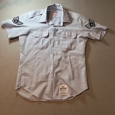 US Air Force Shirt 16 1/2 AF Blue 1581 Short Sleeve Dress Men's Uniform