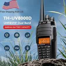 TYT TH-UV8000D 10W High Power Two Way Radio VHF UHF Dual Band VOX FM Transceiver