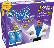 Bedding Bed Pillows for Sleeping Standard Size, Set of 2, Back, Stomach or Side
