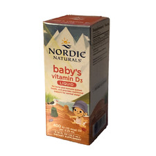 Nordic Naturals Baby  s Vitamin D3 Liquid   for Bone  Immune System Health