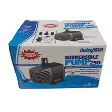 Active Aqua 250 GPH Submersible Water Pump Hydroponics Aquarium Fountain Pond