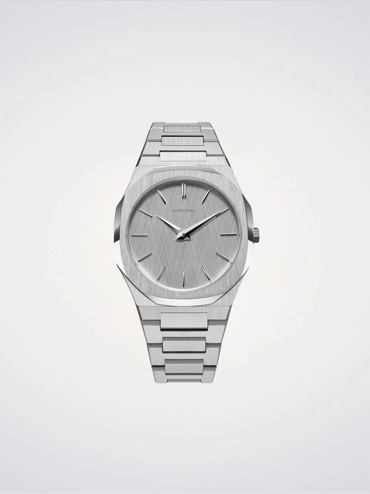Montre D1 MILANO Ultra Thin Linen en acier et cadran texturé élégant