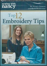 Sewing With Nancy - Top 12 Embroidery Tips