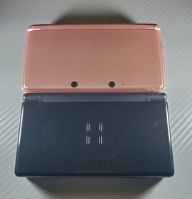 Pearl Pink 3DS + Onyx Black DS Lite [READ DESCRIPTION]