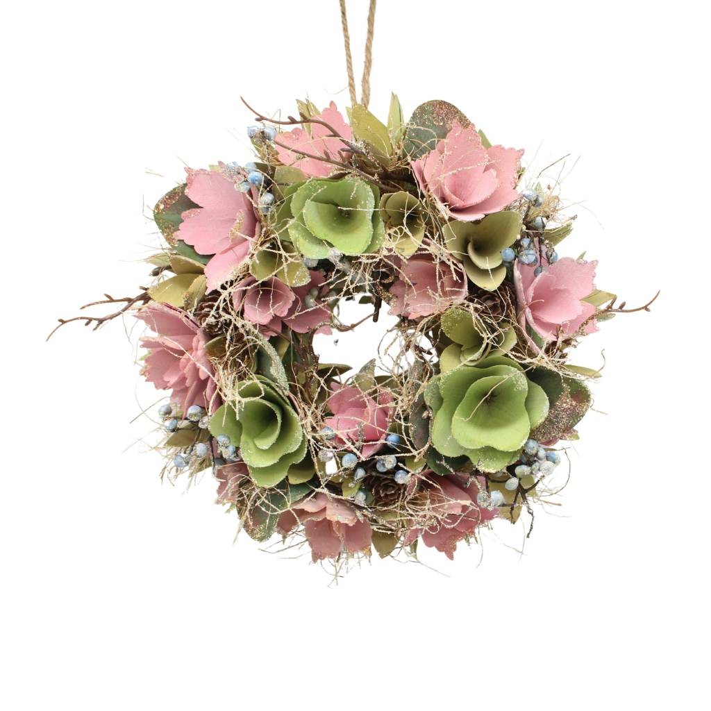 Artificial Festive Door Wreath 25cm Wall Decoration Christmas Xmas Holiday