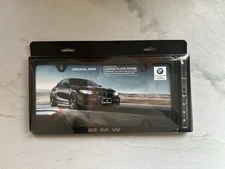 BRAND NEW License Plate Frame-Powered by M - Stainless Steel BMW OEM ACCESSORIES