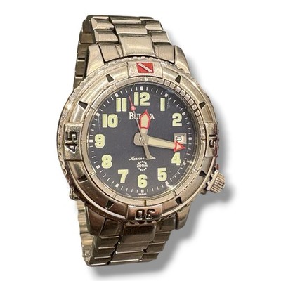 Bulova Marine Star Collection Stainless Steel Men's Watch Model #96B40