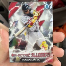 Ronald Acuna Jr. 2026 Bowman Chrome Electric Sluggers #ES8 INSERT Braves