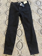 Abercrombie  Fitch The Skinny High-Rise Denim Jeans Black 27/4 R NWT
